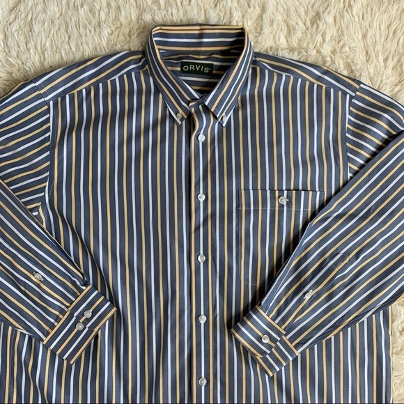 Orvis 100% Cotton Long Sleeve Button Down Shirt - Picture 4 of 11